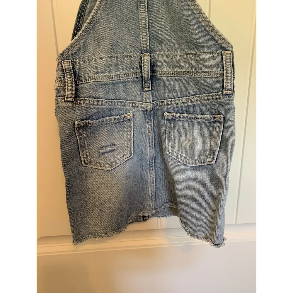 Old Navy Overall Denim Dress Girl‎ Size XS 5
